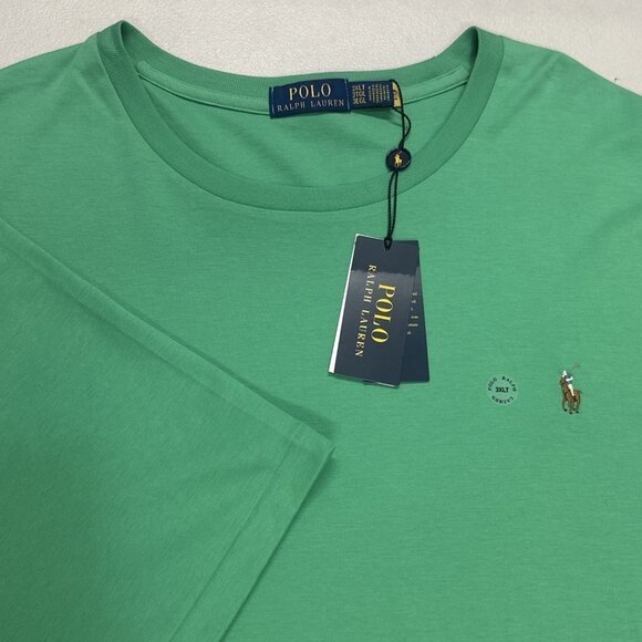 Polo Ralph Lauren Big & Tall 3XLT Classic Kelly Soft Touch Crew Neck T-Shirt - Picture 2 of 8